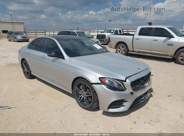 WDDZF8DB7LA737796 2020 MERCEDES-BENZ E Серебряный Передняя правая четверть