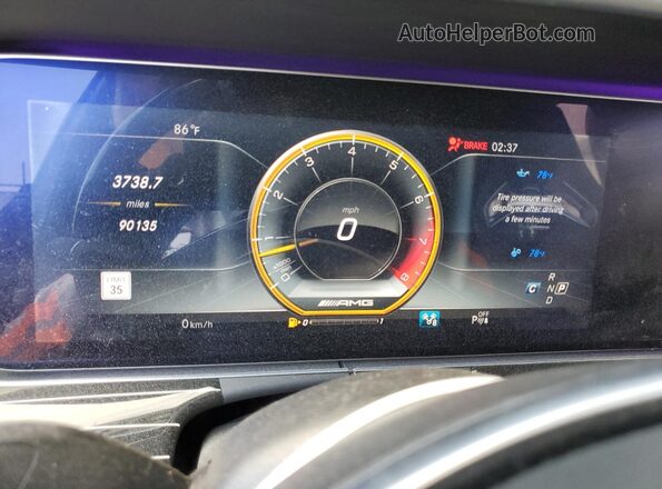 WDDZF8KB2JA291962 2018 MERCEDES-BENZ E Black Widok zestawu wskaźników