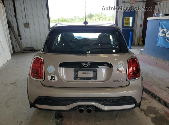 WMW53DH06P2T26454 2023 MINI COOPER Желто-коричневый Вид сзади