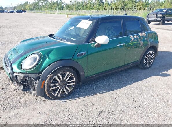 WMW53DK07N2P55172 2022 MINI COOPER Green Front left