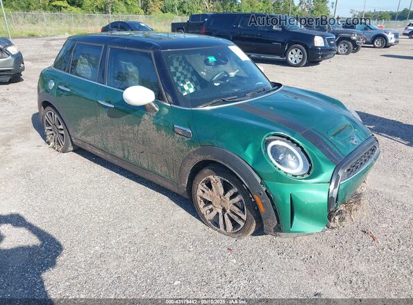 WMW53DK07N2P55172 2022 MINI COOPER Green Front right