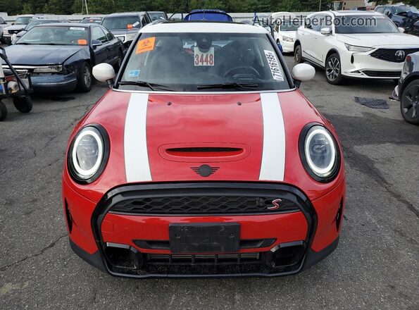 WMW53DK07P2S66810 2023 MINI COOPER Красный Вид спереди