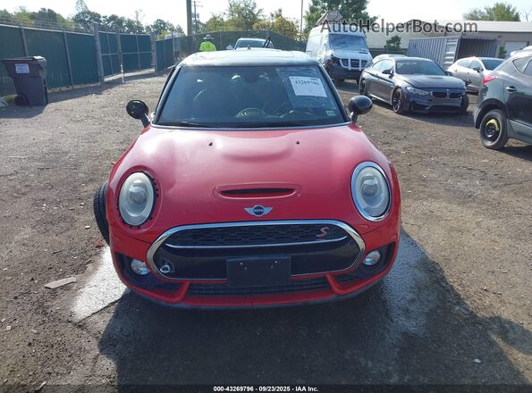 WMWLU5C58H2E81671 2017 MINI CLUBMAN Red Widok wnętrza z tyłu
