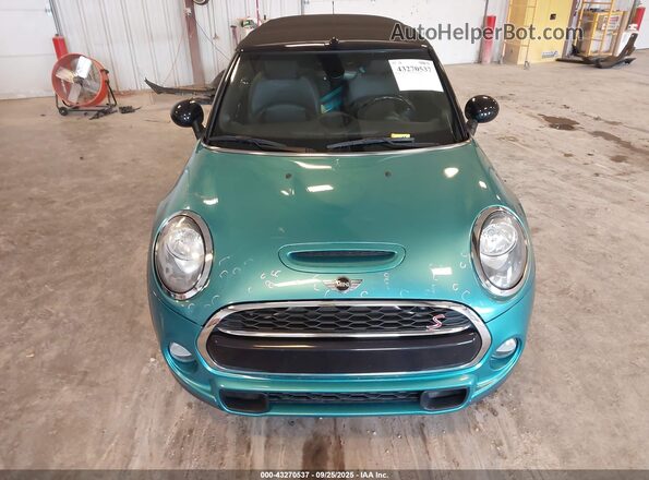 WMWWG9C30H3C81534 2017 MINI CONVERTIBLE Бирюзовый Вид щитка приборов