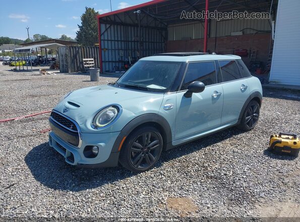WMWXU3C59K2B65337 2019 MINI HARDTOP Синий Передняя левая четверть
