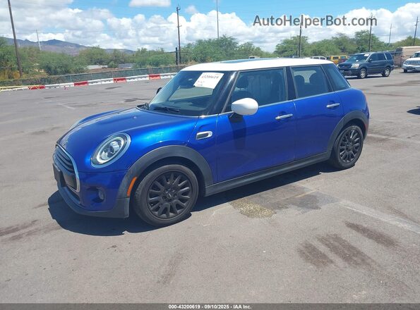 WMWXU7C03L2L42443 2020 MINI HARDTOP Blue Przód lewy