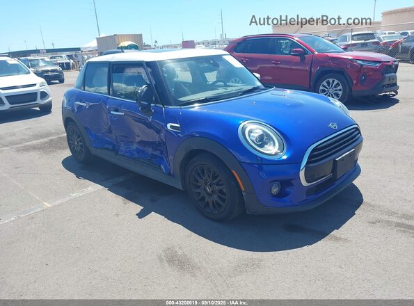 WMWXU7C03L2L42443 2020 MINI HARDTOP Blue Przód prawy