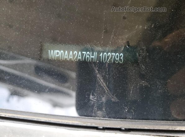 WP0AA2A76HL102793 2017 PORSCHE PANAMERA Белый Вид наклейки с VIN-кодом