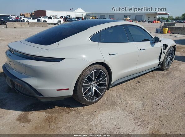 WP0AA2Y11NSA15664 2022 PORSCHE TAYCAN Gray Trasero derecho