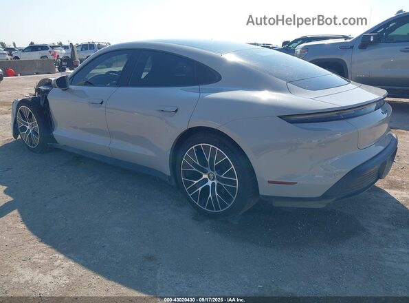 WP0AA2Y11NSA15664 2022 PORSCHE TAYCAN Gray Trasero izquierdo