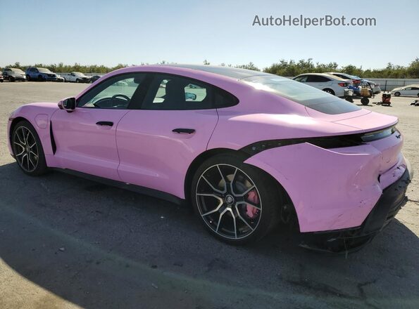 WP0AA2Y15PSA16206 2023 PORSCHE TAYCAN Розовый Задняя левая четверть