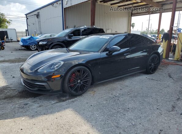 WP0AB2A70HL123183 2017 PORSCHE PANAMERA Черный Передняя левая четверть