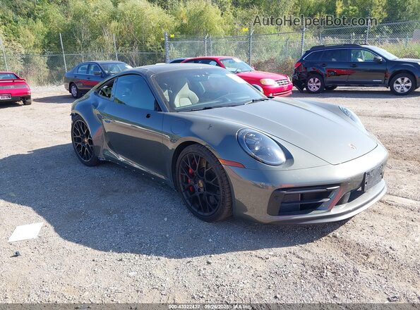 WP0AB2A94PS220070 2023 PORSCHE 911 Gray Front right