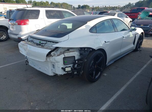 WP0AB2Y16LSA52431 2020 PORSCHE TAYCAN Белый Задняя правая четверть