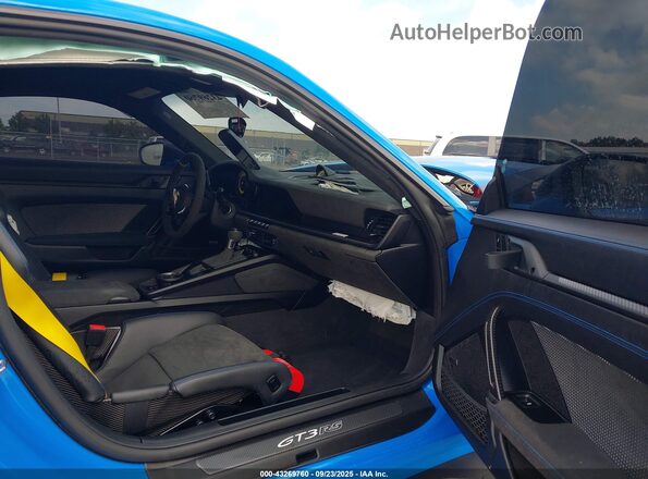 WP0AF2A93RS273236 2024 PORSCHE 911 Blue Widok wnętrza z przodu