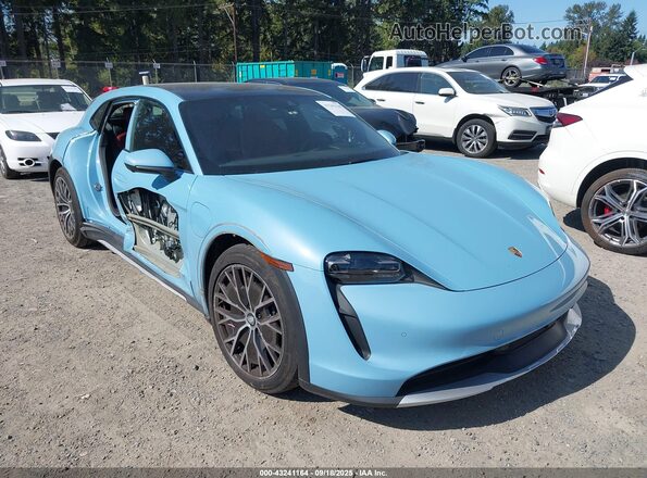 WP0BA2Y19PSA60536 2023 PORSCHE TAYCAN CROSS TURISMO Light Blue Առջևի աջ