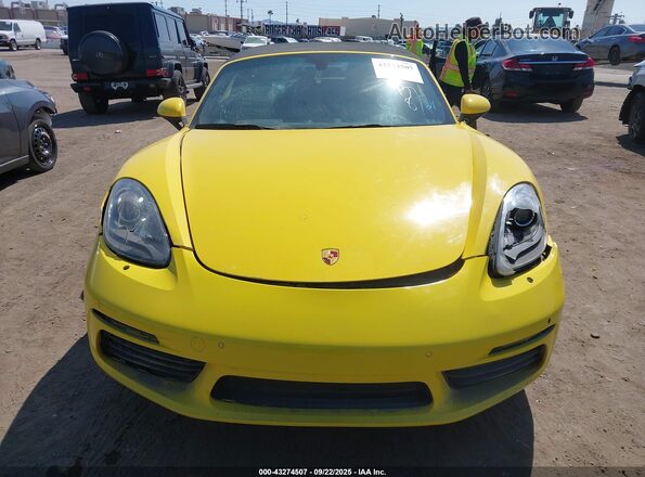 WP0CA2A8XMS210397 2021 PORSCHE 718 BOXSTER Желтый Вид щитка приборов