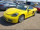 2021 Porsche 718 Boxster T Желтый vin: WP0CA2A8XMS210397