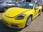 2021 Porsche 718 Boxster T Желтый vin: WP0CA2A8XMS210397