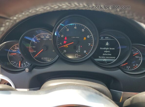WP1AA2A28HKA81924 2017 PORSCHE CAYENNE White Вид щитка приладів