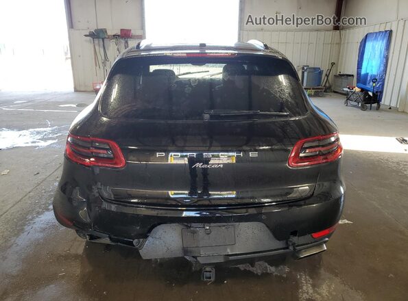 WP1AA2A54JLB06473 2018 PORSCHE MACAN Black Widok z tyłu