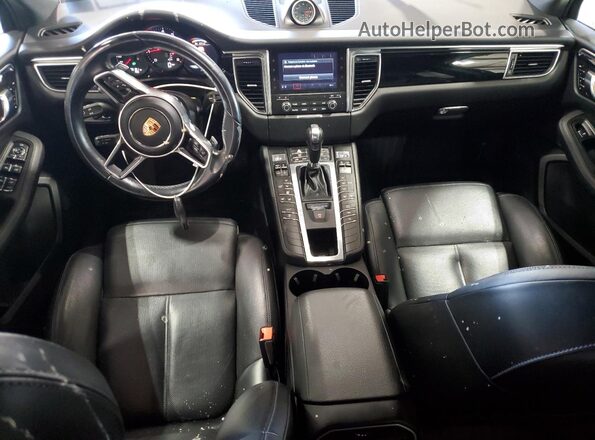 WP1AA2A54JLB06473 2018 PORSCHE MACAN Black Widok deski rozdzielczej