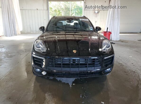 WP1AA2A54JLB06473 2018 PORSCHE MACAN Black Widok z przodu