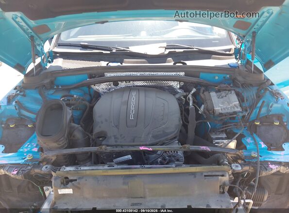 WP1AA2A5XKLB08424 2019 PORSCHE MACAN Синий Вид сзади