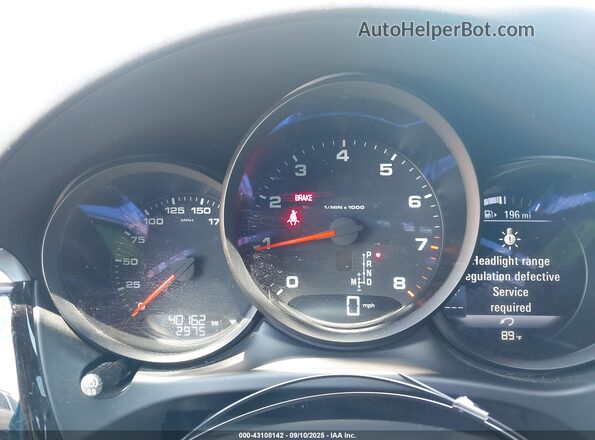 WP1AA2A5XKLB08424 2019 PORSCHE MACAN Синий Вид задних сидений