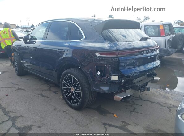 WP1AA2AY5RDA00128 2024 PORSCHE CAYENNE Dark Blue Задняя левая четверть
