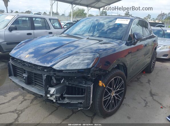 WP1AA2AY5RDA00128 2024 PORSCHE CAYENNE Dark Blue Передняя левая четверть