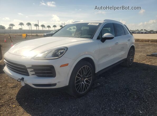 WP1AA2AYXPDA10893 2023 PORSCHE CAYENNE White Vista tres cuartos delantera izquierda