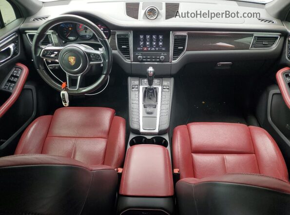 WP1AB2A54JLB32309 2018 PORSCHE MACAN White Widok deski rozdzielczej