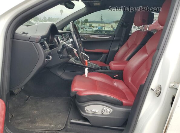 WP1AB2A54JLB32309 2018 PORSCHE MACAN White Widok wnętrza z przodu