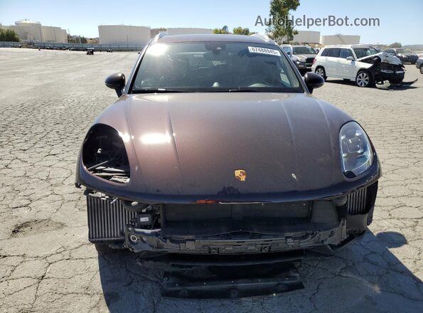 WP1AB2A54JLB35646 2018 PORSCHE MACAN Brown Front view