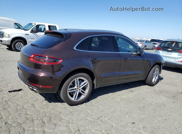WP1AB2A54JLB35646 2018 PORSCHE MACAN Brown Rear right