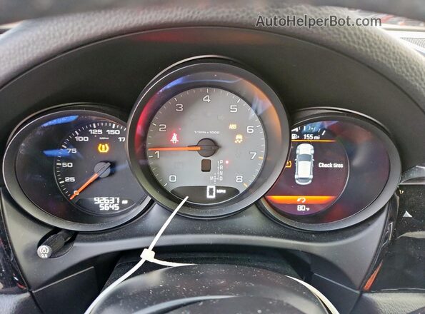 WP1AB2A55JLB37583 2018 PORSCHE MACAN Черный Вид щитка приборов
