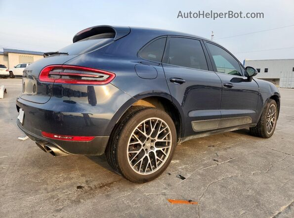 WP1AB2A55JLB37583 2018 PORSCHE MACAN Черный Задняя правая четверть