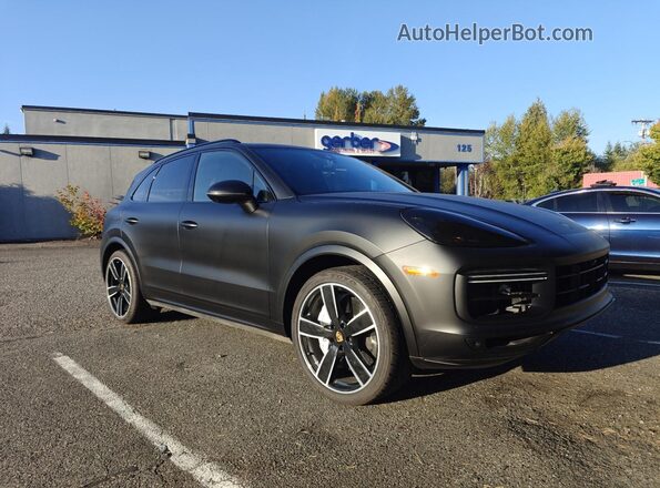 WP1AF2AY4MDA36774 2021 PORSCHE CAYENNE Черный Передняя левая четверть