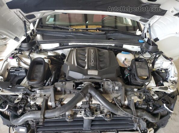 WP1AG2A51JLB65415 2018 PORSCHE MACAN White Vista del compartimento del motor