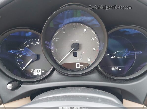 WP1AG2A54PLB37004 2023 PORSCHE MACAN Синий Вид задних сидений
