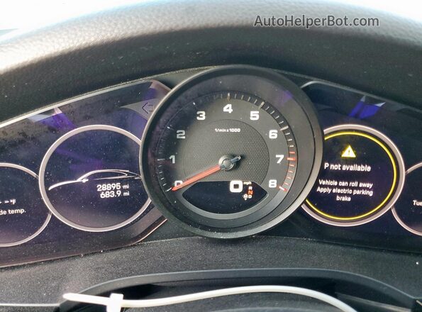 WP1BA2AY2PDA25179 2023 PORSCHE CAYENNE Gray Widok zestawu wskaźników
