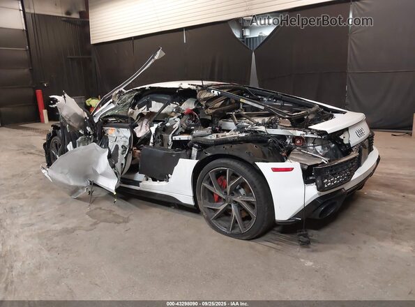 WUACEAFX8N7900462 2022 AUDI R8 White უკანა მარცხენა