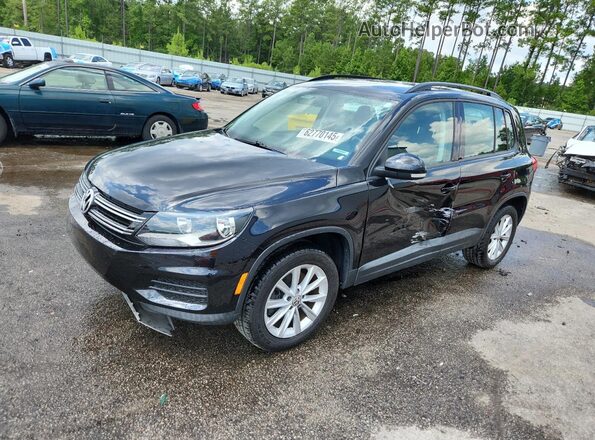 WVGAV7AX1JK005655 2018 VOLKSWAGEN TIGUAN Черный Передняя левая четверть