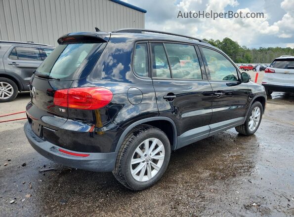 WVGAV7AX1JK005655 2018 VOLKSWAGEN TIGUAN Черный Задняя правая четверть