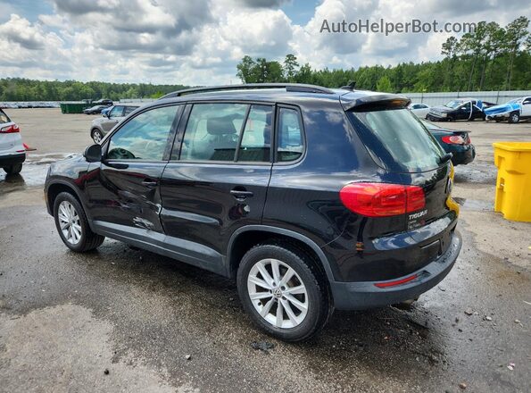 WVGAV7AX1JK005655 2018 VOLKSWAGEN TIGUAN Черный Задняя левая четверть