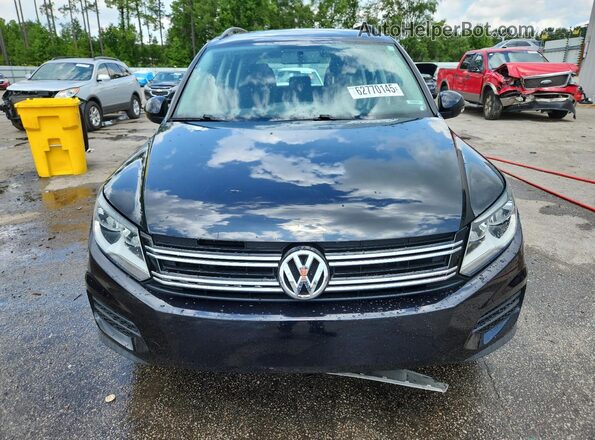 WVGAV7AX1JK005655 2018 VOLKSWAGEN TIGUAN Черный Вид спереди