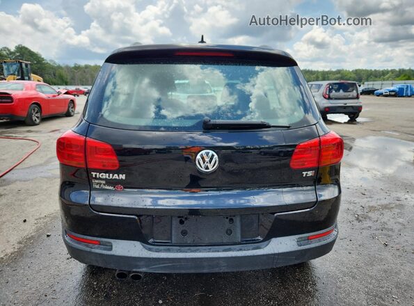 WVGAV7AX1JK005655 2018 VOLKSWAGEN TIGUAN Черный Вид сзади