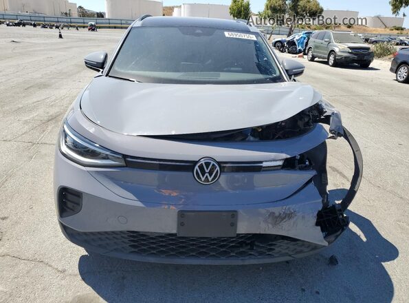 WVGTMPE27MP058765 2021 VOLKSWAGEN ID.4 Gray Вид спереду