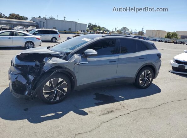 WVGTMPE27MP058765 2021 VOLKSWAGEN ID.4 Gray Передня ліва чверть